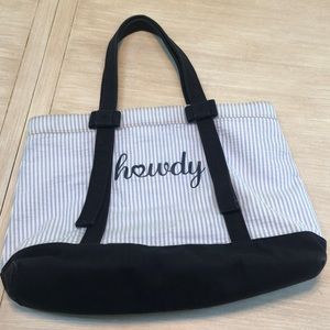 Draper James howdy tote bag